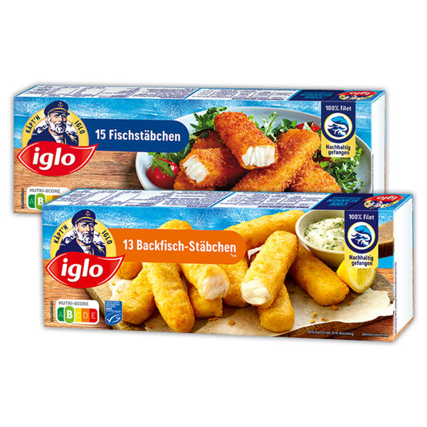Fisch-/Backfischstäbchen