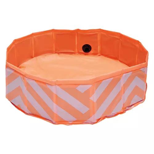 Collapsible Pet Pool - Coral Stripes