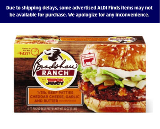 Bradshaw Ranch 
 Cheddar Garlic Butter Beef Patties