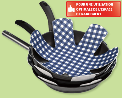 Lot de protections pour casseroles, 3 pièces MY LIVING STYLE