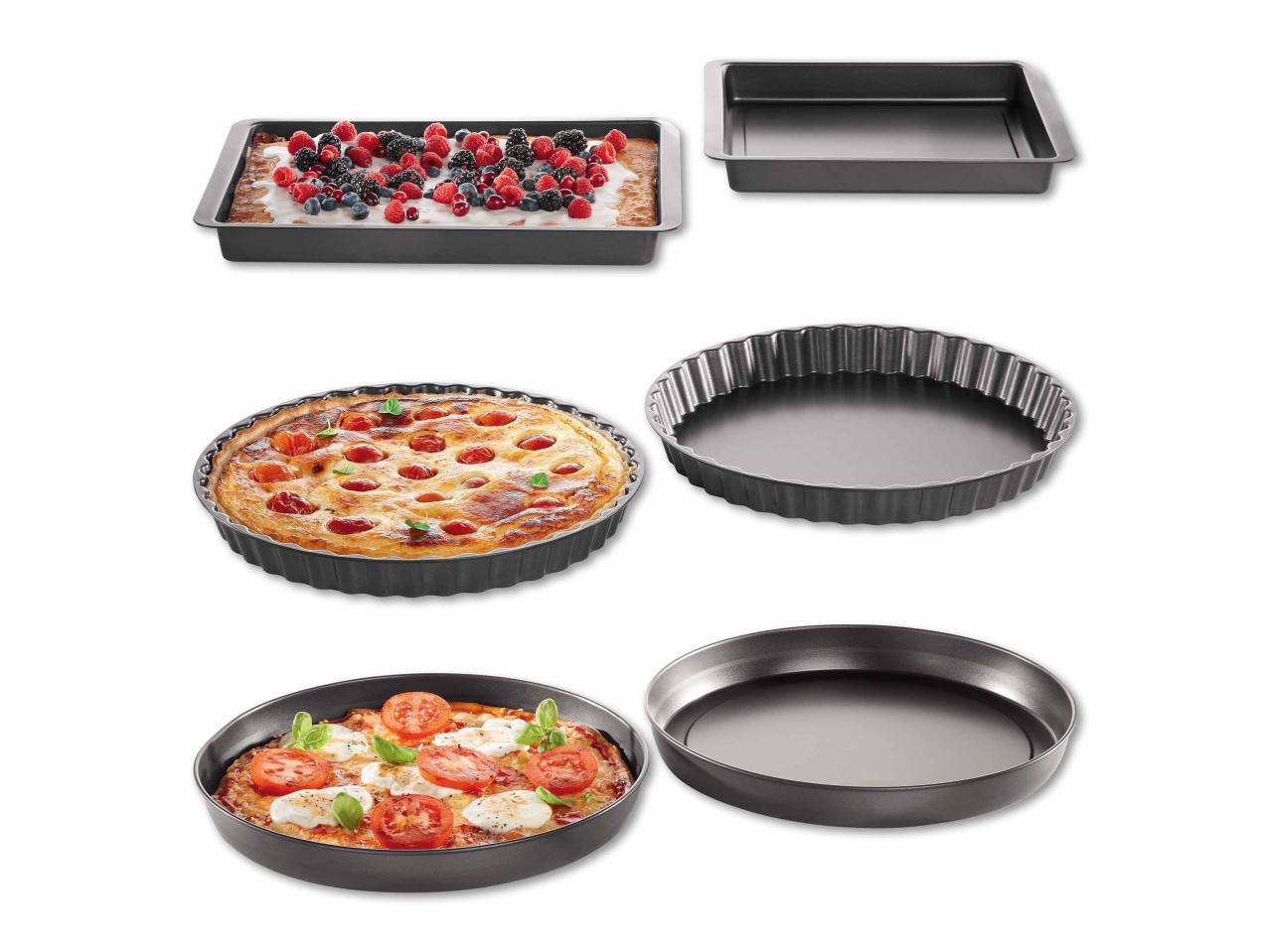 Assortiment de plaques de four/ moules à gâteau, lot de 2