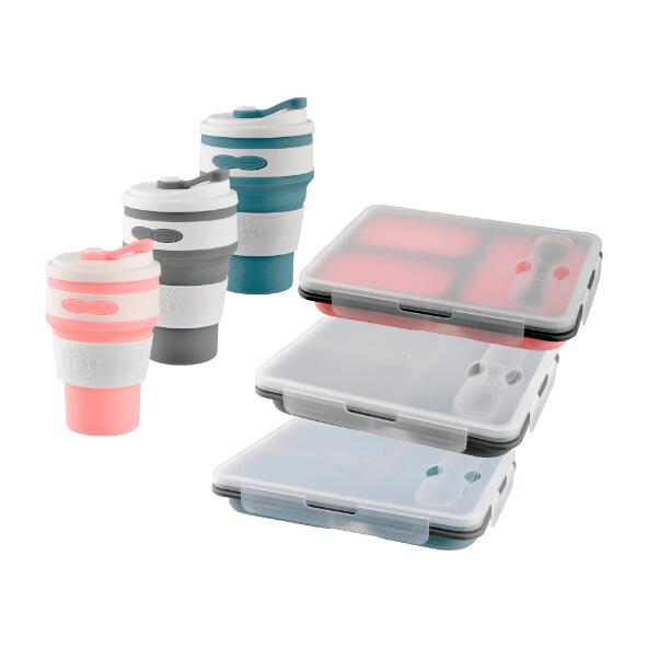 HOME CREATION 	 				Foldbar madkasse eller "To Go" krus