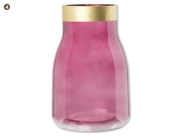 Glas Windlicht/Vase