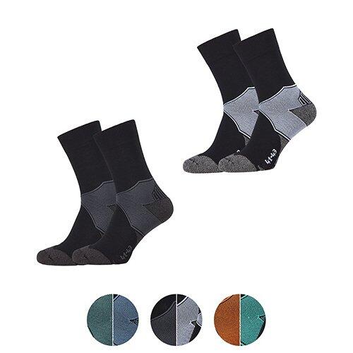 CRANE Chaussettes de sport en extérieur pour femmes ou hommes, 2 paires