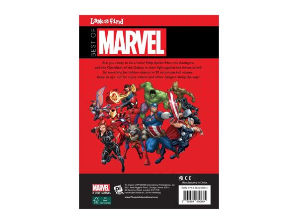 Look and Find Book - Marvel