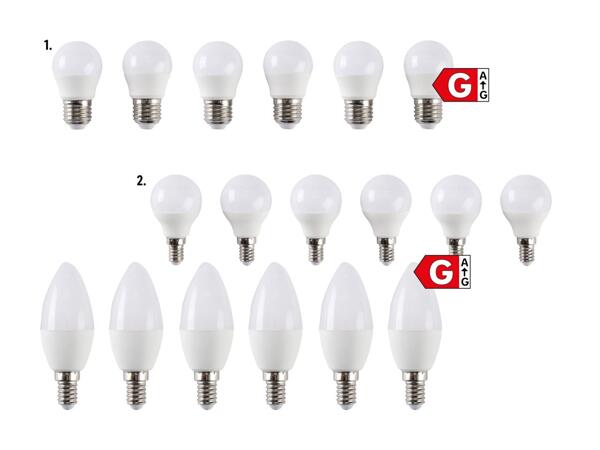 Ampoules LED, set de 6