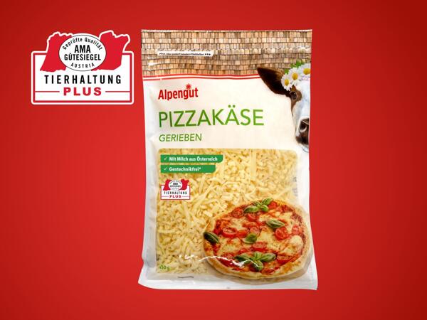Pizzakäse gerieben