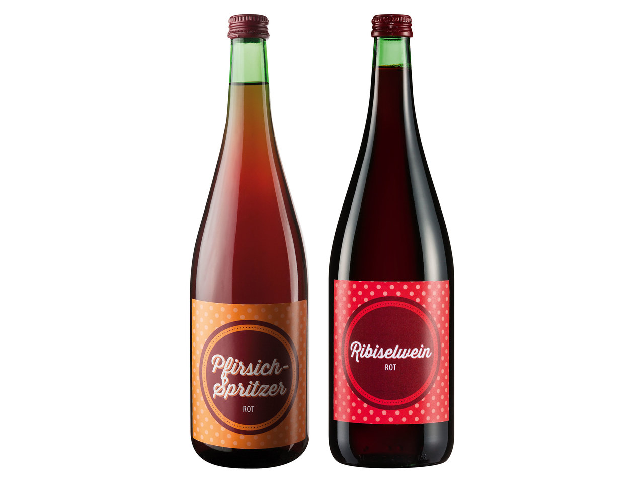 Ribiselwein oder Pfirsich-Spritzer