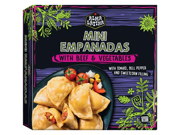 Mini Empanadas with Beef & Vegetables