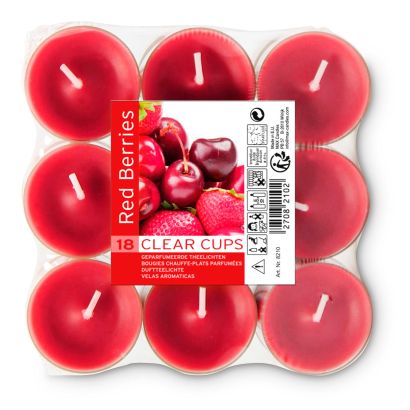 Bougies chauffe-plat parfumées, 18 pcs