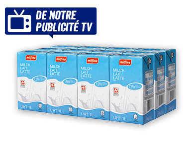 Lait UHT 1,5 % MILFINA