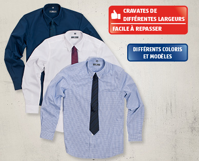 Chemise pour hommes avec cravate ROYAL CLASS
