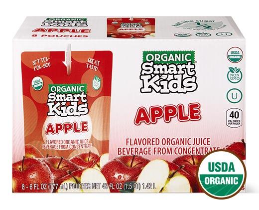 Smart Kids 
 Organic Juice Pouches Assorted Varieties
