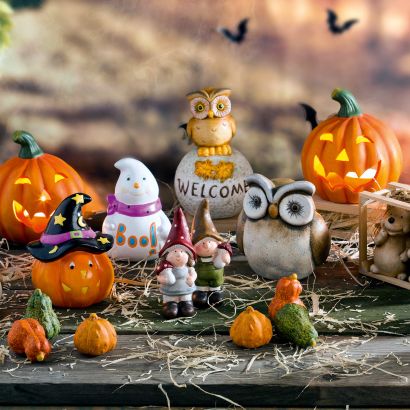 Halloween- en herfstfiguren