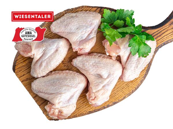 Frische Maishendl Flügerl