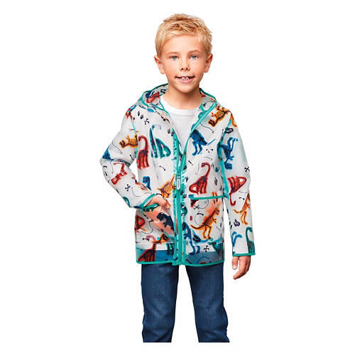 Toddler's Rain Jacket - Dinosaur, 3T
