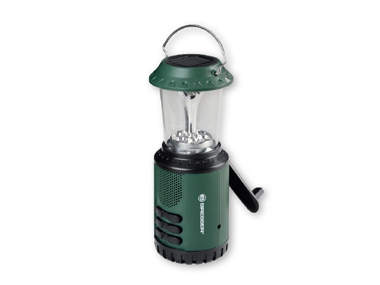 BRESSER(R) Solar Camping Light with Radio