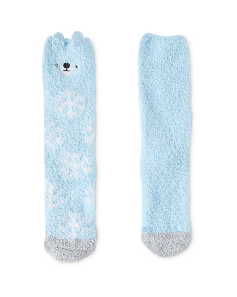 Avenue Bear Embroidery Socks