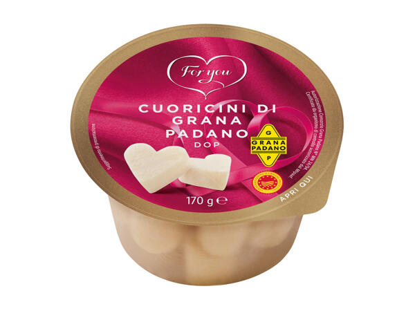 Grana Padano PDO Cheese Hearts