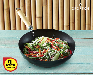 30CM CARBON STEEL WOK
