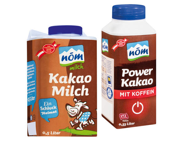 NÖM Kakao-Milch oder Power Kakao