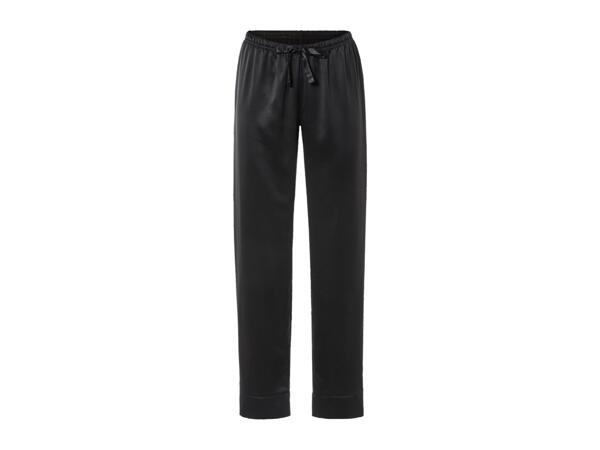 Esmara Ladies' Sateen Pyjamas - Black