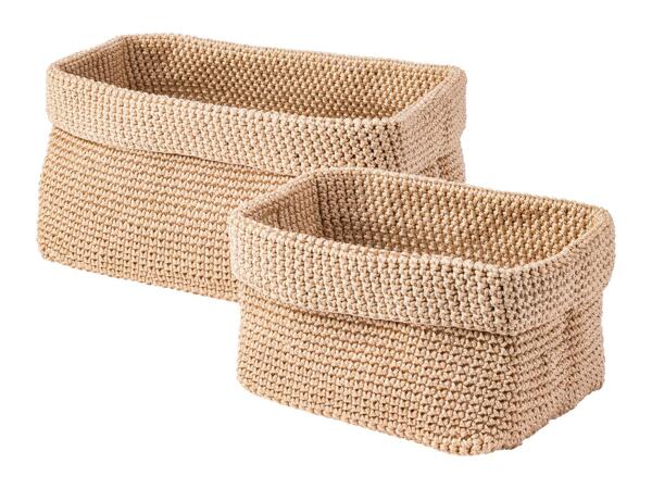 Livarno Home Hanging Organiser / Storage Basket Set