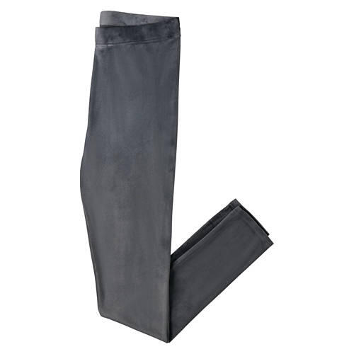 Ladies Ultra Plush Leggings - Gray, L