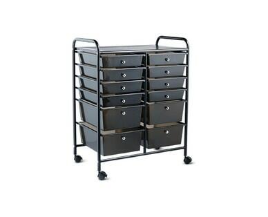 Easy Home 12-Drawer Rolling Cart