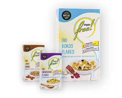 Céréales bio sans gluten NATUR AKTIV/ENJOY FREE!