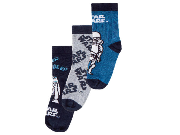 Boys' Character Socks "The Avengers, Spiderman, Star Wars"