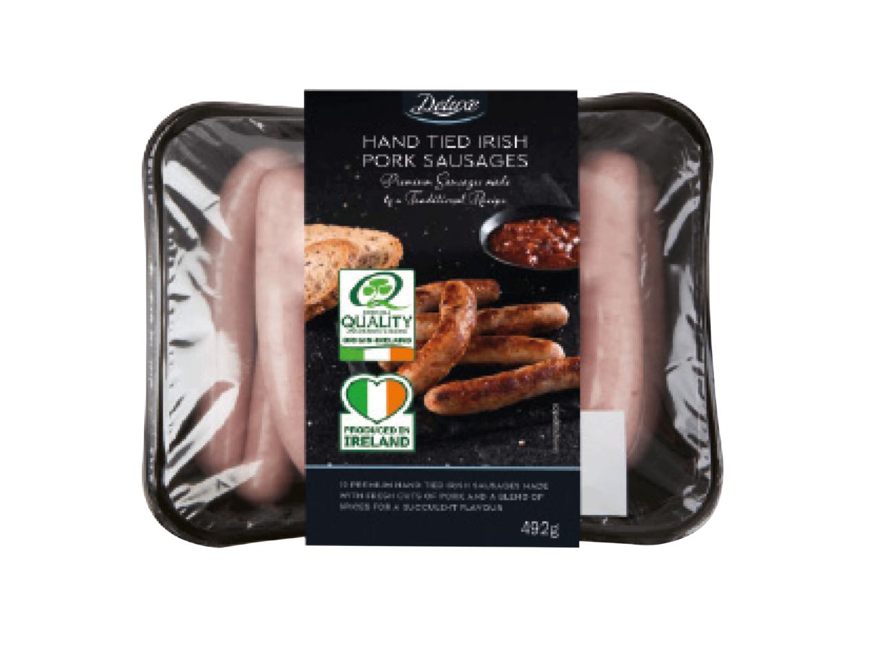 DELUXE Hand-Tied Pork Sausages