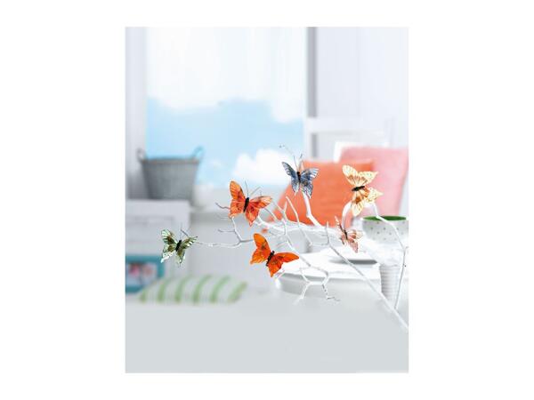 Livarno Home Decorative Clips - 6 Pack - Butterflies