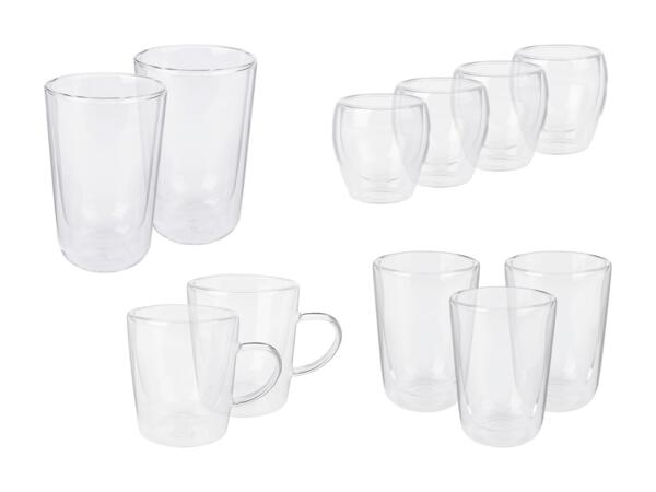 Verres à double paroi