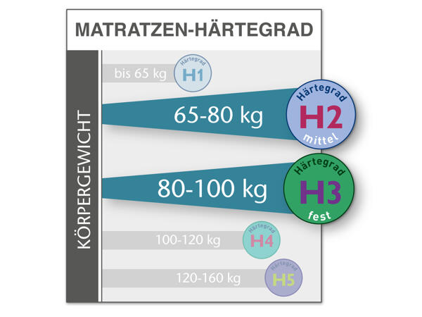 Dream-Komfortschaum-Wendematratze