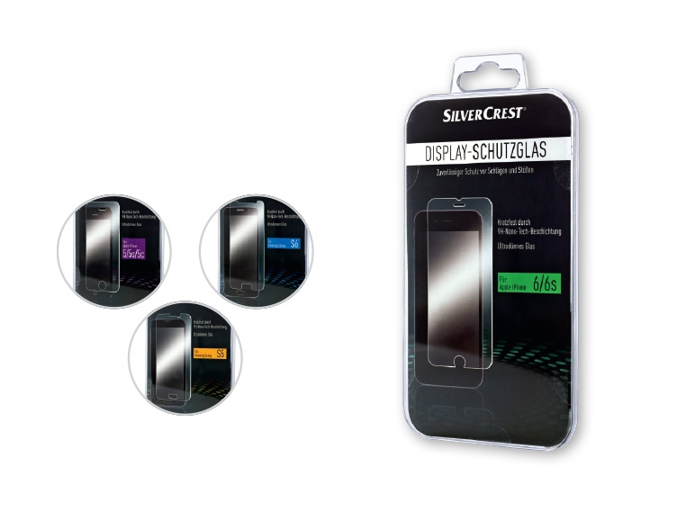 SILVERCREST(R) Glass Smartphone Screen Protector