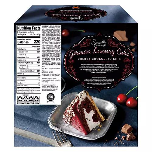 Cherry Chocolate Chip Layered German Luxury Cake, 22.9 oz