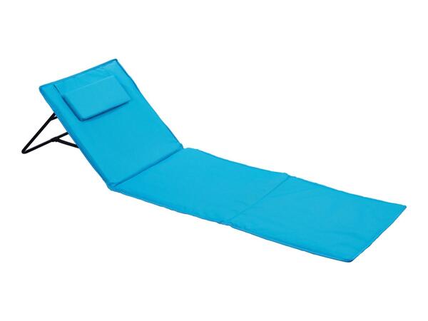 Blue Crivit Beach Lounger