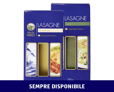 CUCINA NOBILE 
 SFOGLIA PER LASAGNE