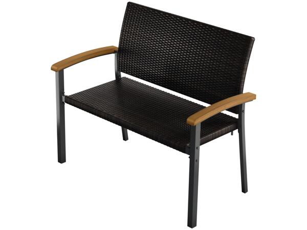 Wicker Garden Bench