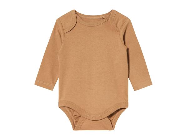 Lupilu Baby Long-Sleeve Bodysuits - 3 Pack