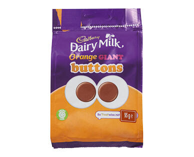 Nestlé Little Rolo 103g, Cadbury Dairy Milk Orange Giant Buttons 95g or Cadbury Bitsa Wispa 95g
