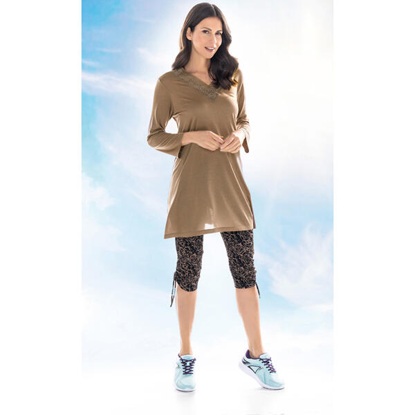 Longtop mit Capri-Leggings