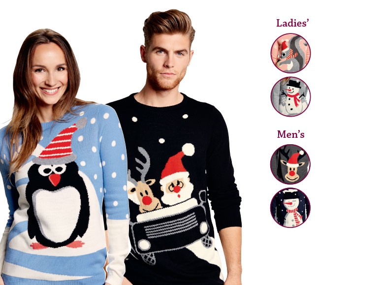 Esmara/livergy Ladies' Christmas Jumper/ Men's Christmas Jumper