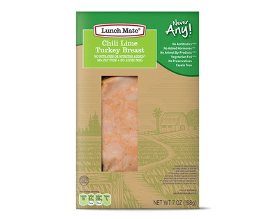 Lunch Mate Never Any! Chili Lime or Peppered Turkey