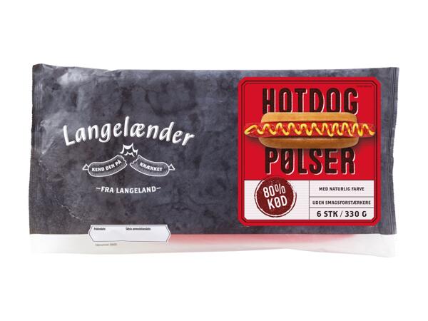 STRYHNS Langelænder, hotdog-eller grillpølser