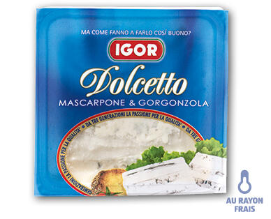 IGOR Gorgonzola et mascarpone