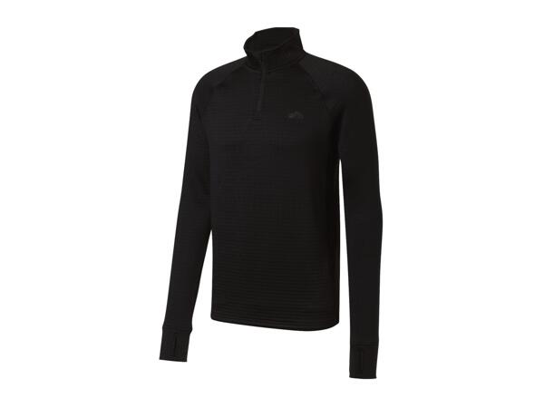 CRIVIT Men's Black Long Sleeve Sports Top