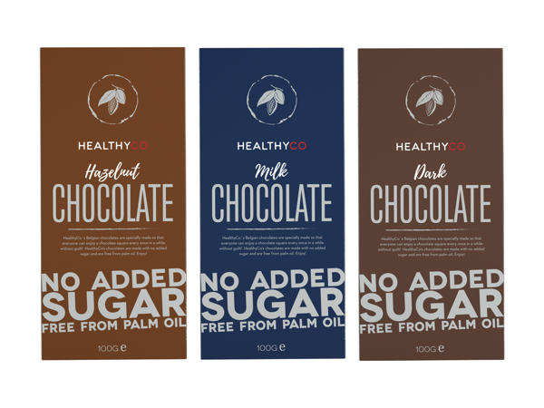 HealthyCo sockerfri choklad