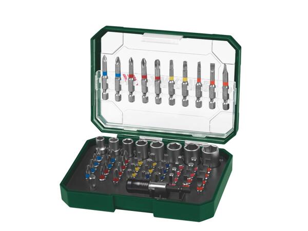 Bit Set, 71 pieces or Bit & Socket Set, 56 pieces